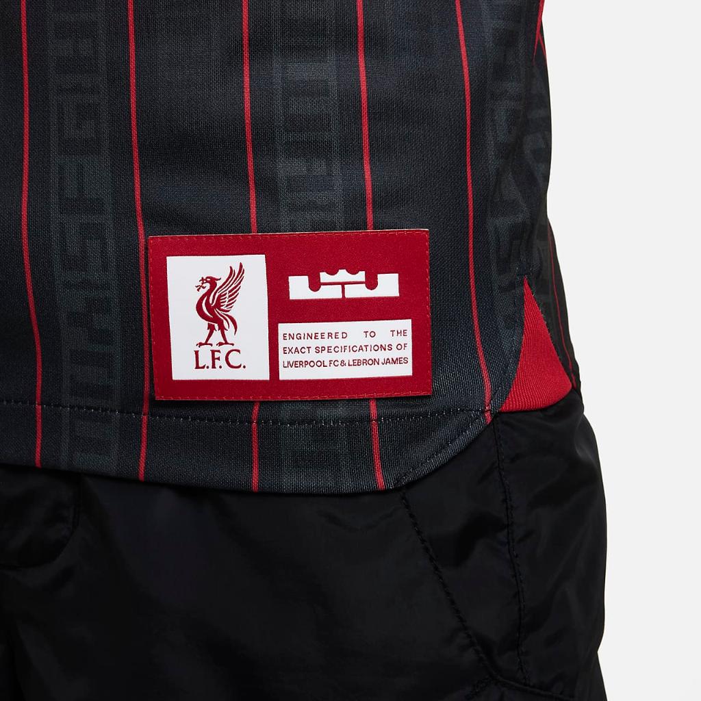 LeBron x Liverpool FC Big Kids&#039; Nike Dri-FIT Stadium Soccer Jersey FD0628-061