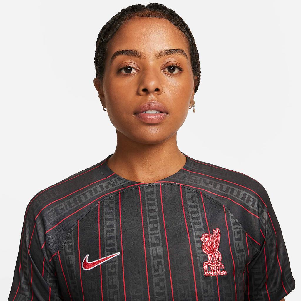 LeBron x Liverpool FC Women&#039;s Nike Dri-FIT Stadium Soccer Jersey FD0629-061