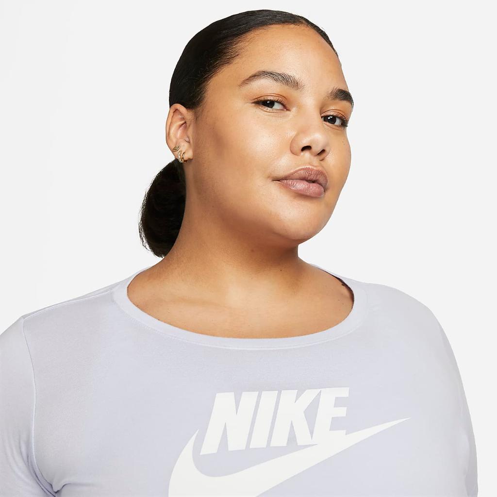 Nike Sportswear Essentials Women&#039;s Logo T-Shirt (Plus Size) FD0645-536