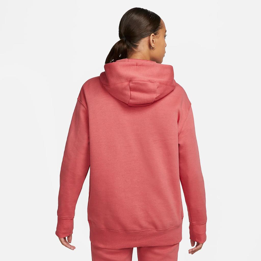 Nike Sportswear Women&#039;s Oversized Fleece Pullover Hoodie FD0892-655
