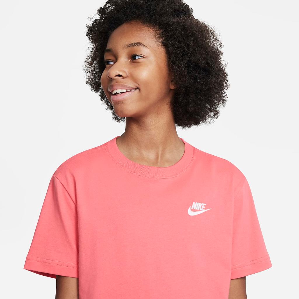 Nike Sportswear Big Kids&#039; (Girls&#039;) T-Shirt FD0927-894