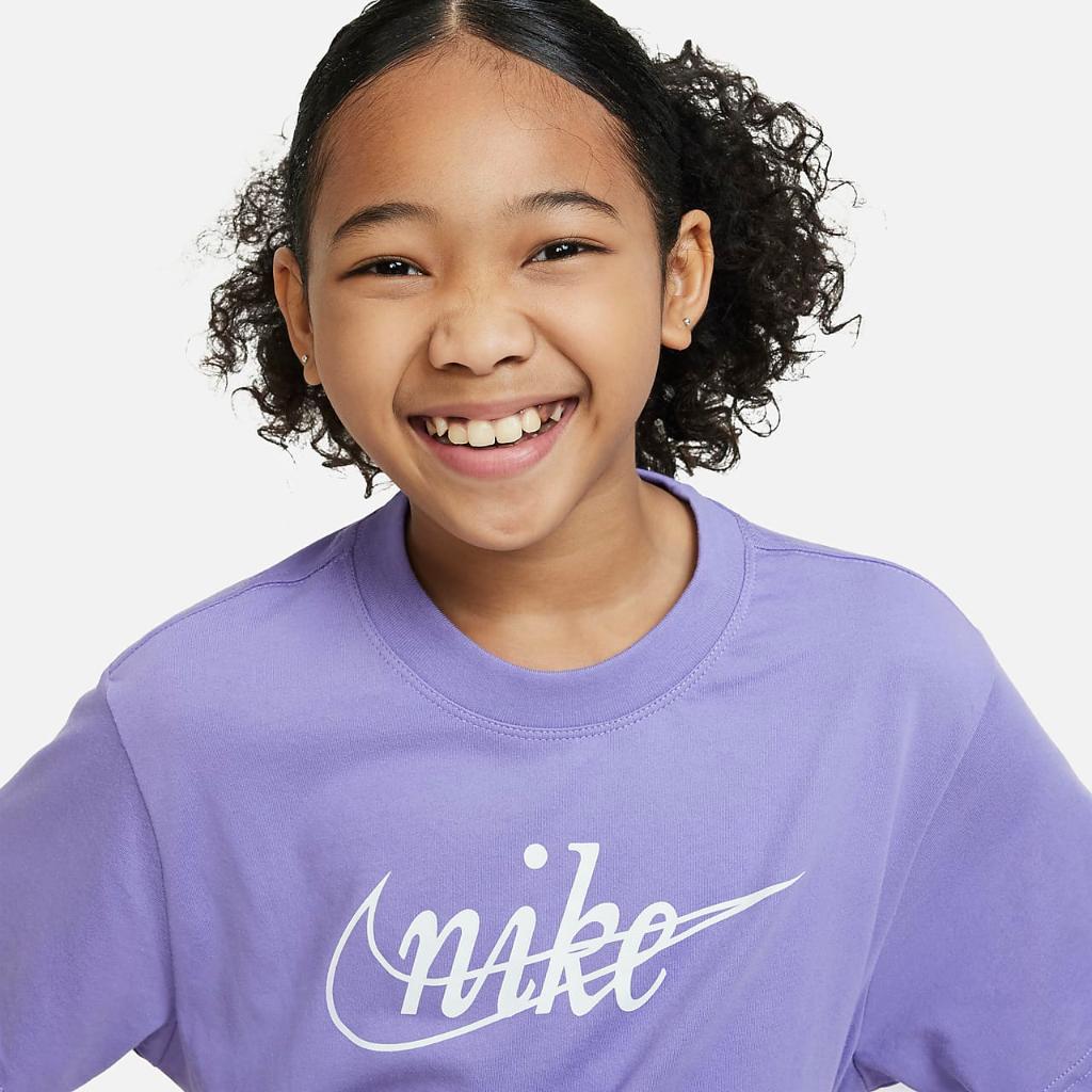Nike Dri-FIT Big Kids&#039; (Girls&#039;) T-Shirt FD0941-567