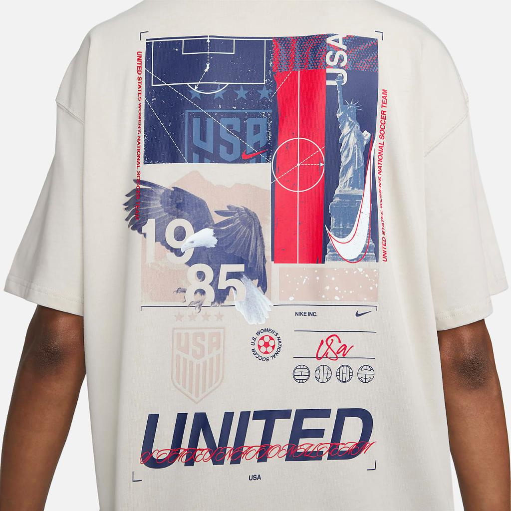 U.S. Men&#039;s Nike Max90 Soccer T-Shirt FD1016-100
