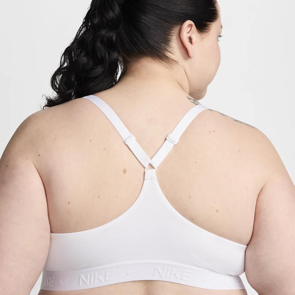 Nike Indy Light Support Women&#039;s Padded Adjustable Sports Bra (Plus Size) FD1064-100