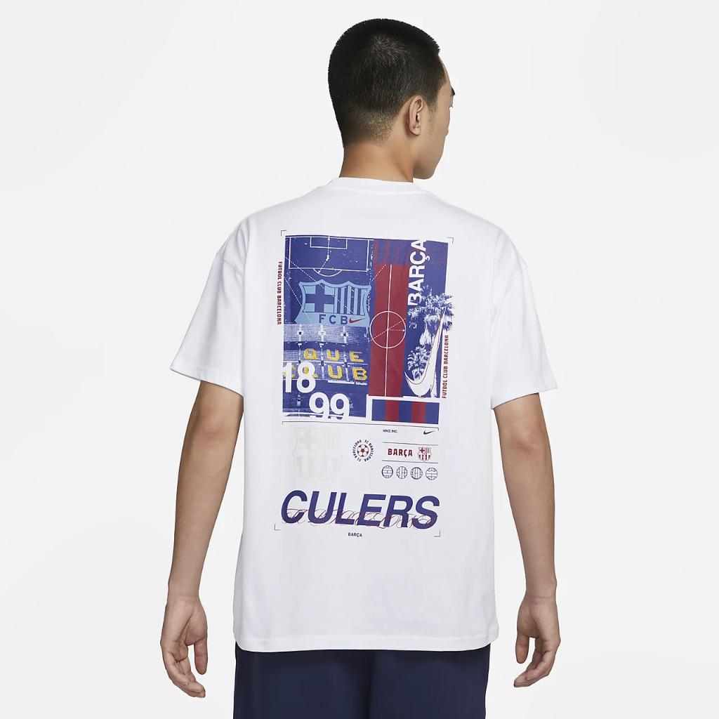 FC Barcelona Men&#039;s Nike Max90 Soccer T-Shirt FD1094-100
