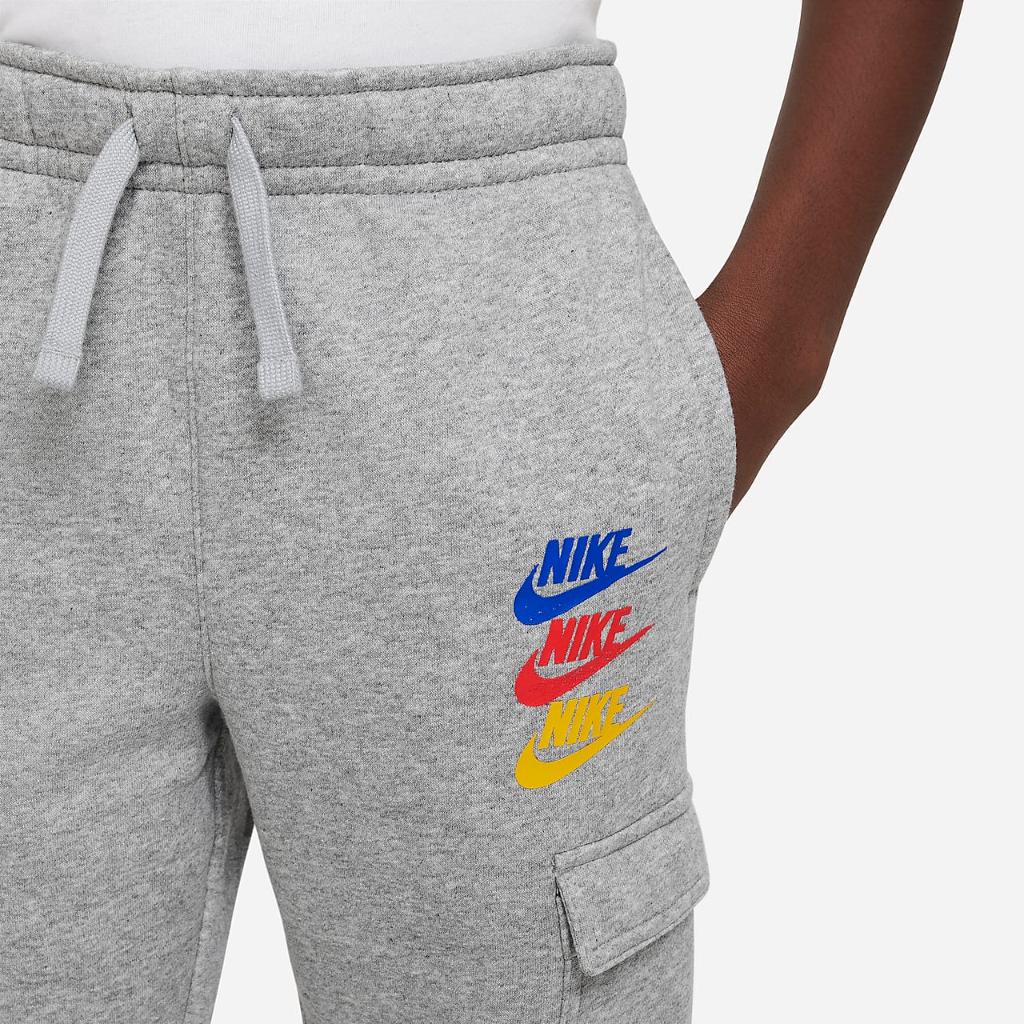 Nike Sportswear Standard Issue Big Kids&#039; (Boys&#039;) Fleece Cargo Pants FD1200-063