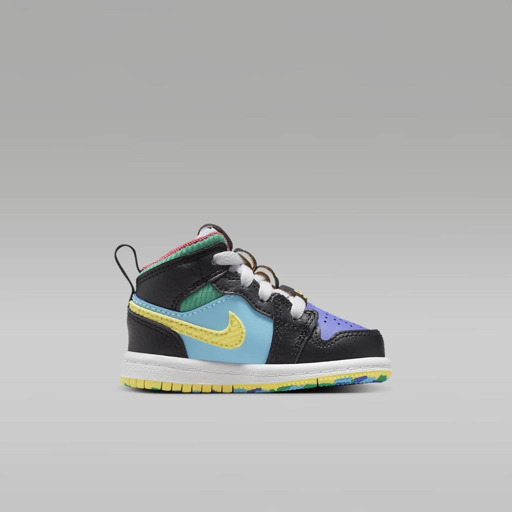 Jordan 1 Mid Sneaker School Baby/Toddler Shoes FD1318-007