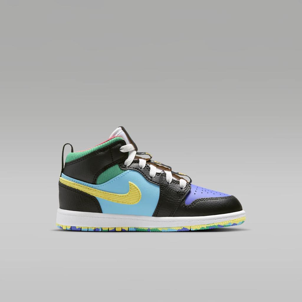 Jordan 1 Mid Sneaker School Little Kids&#039; Shoes FD1319-007