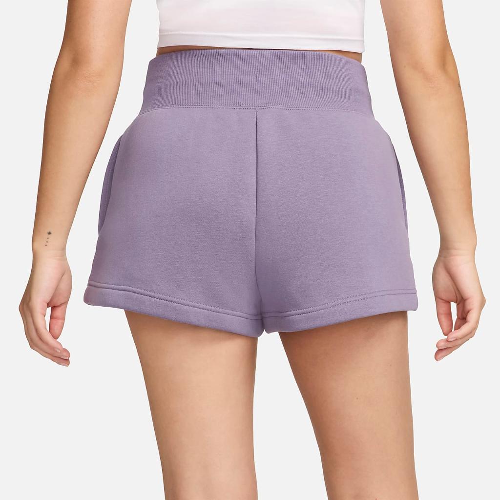 Nike Sportswear Phoenix Fleece Women&#039;s High-Waisted Loose Shorts FD1409-509