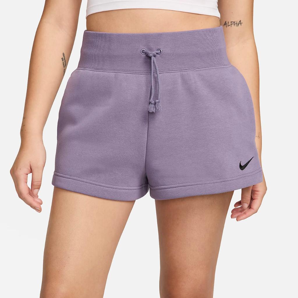 Nike Sportswear Phoenix Fleece Women&#039;s High-Waisted Loose Shorts FD1409-509