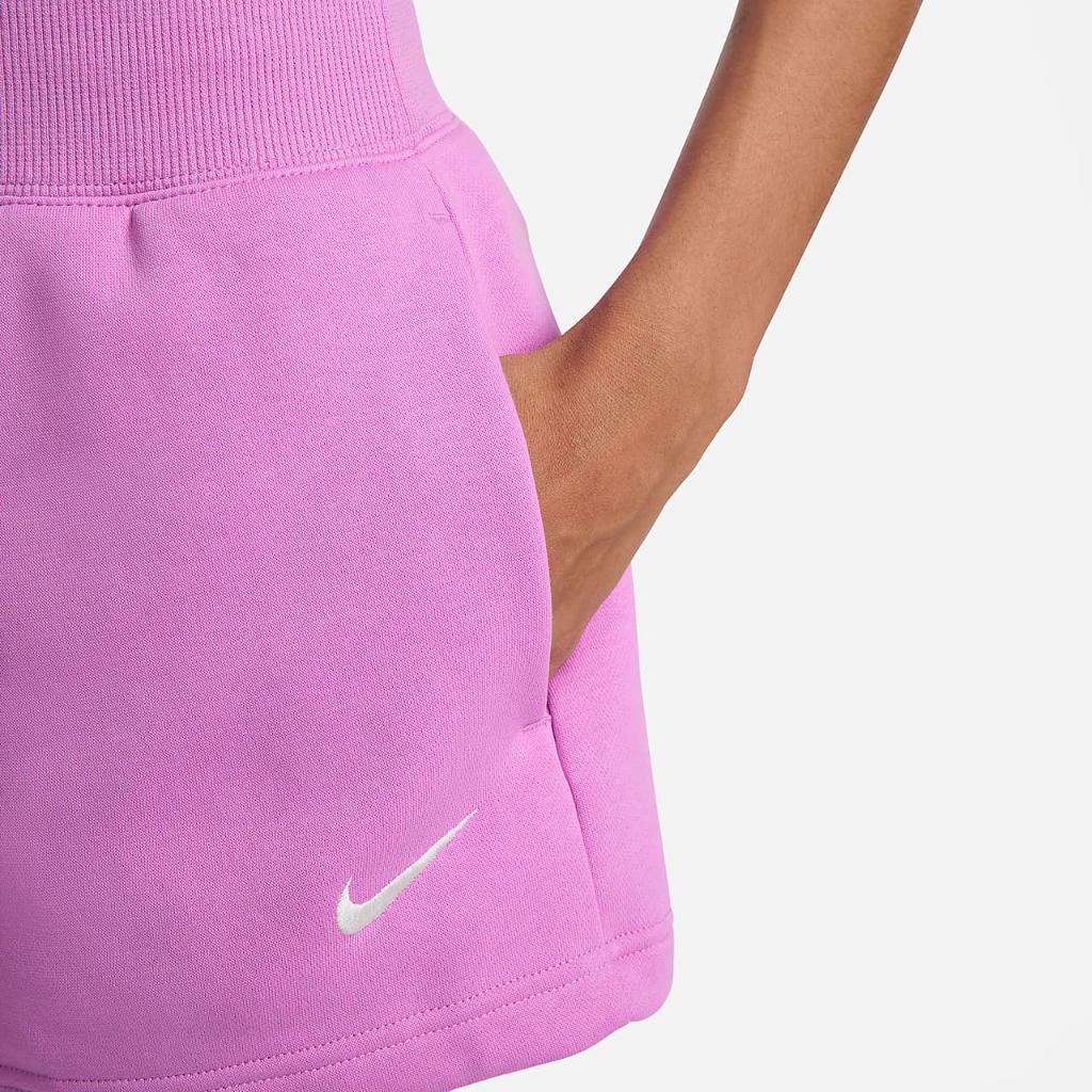 Nike Sportswear Phoenix Fleece Women&#039;s High-Waisted Shorts FD1409-532