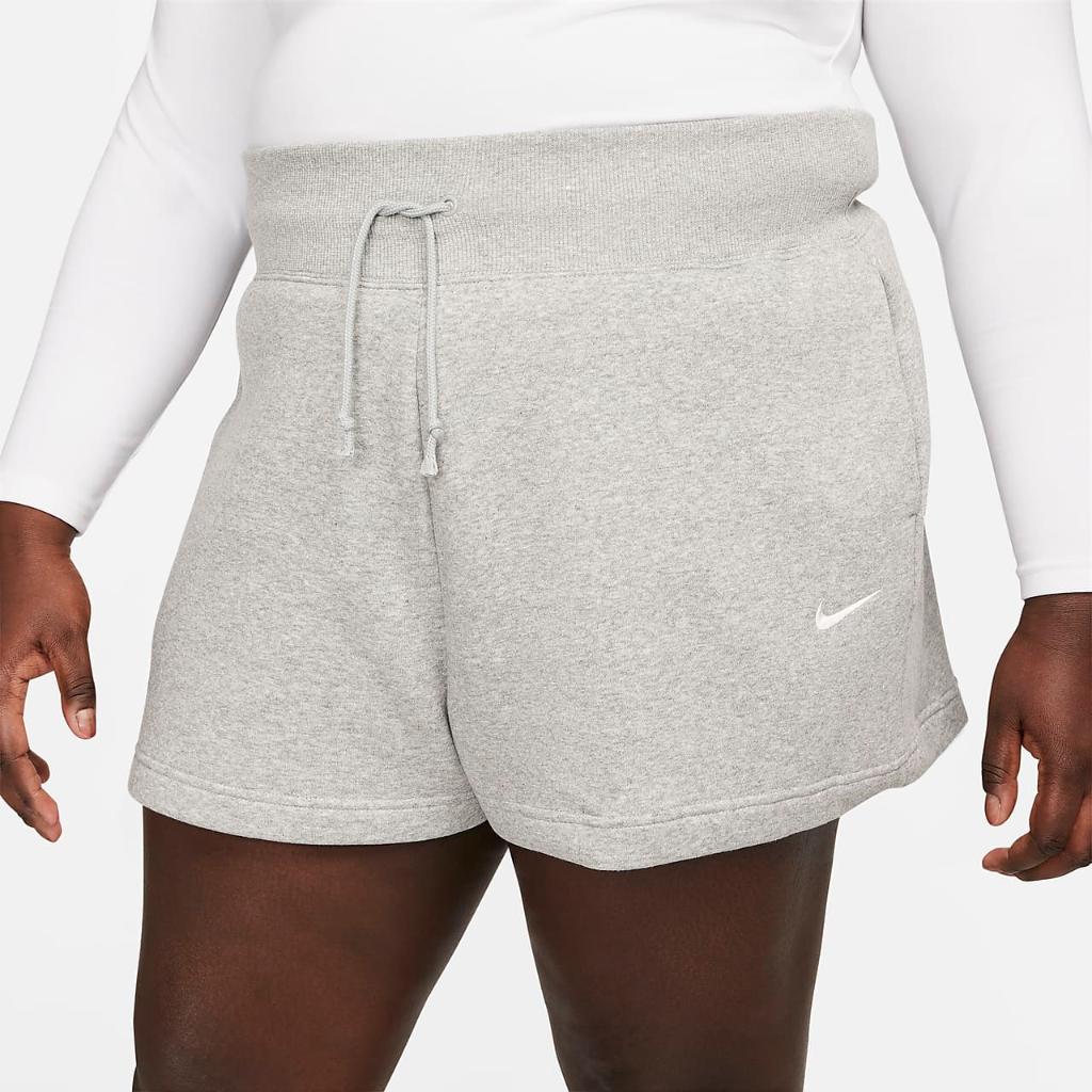 Nike Sportswear Phoenix Fleece Women&#039;s High-Waisted Shorts (Plus Size) FD1411-063