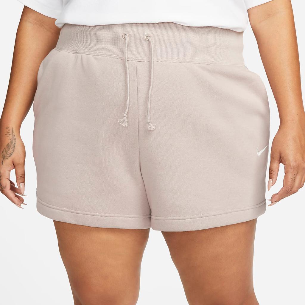 Nike Sportswear Phoenix Fleece Women&#039;s High-Waisted Shorts (Plus Size) FD1411-272