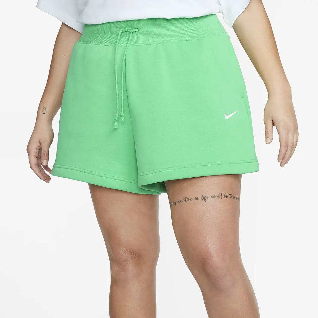Nike Sportswear Phoenix Fleece Women&#039;s High-Waisted Shorts (Plus Size) FD1411-363