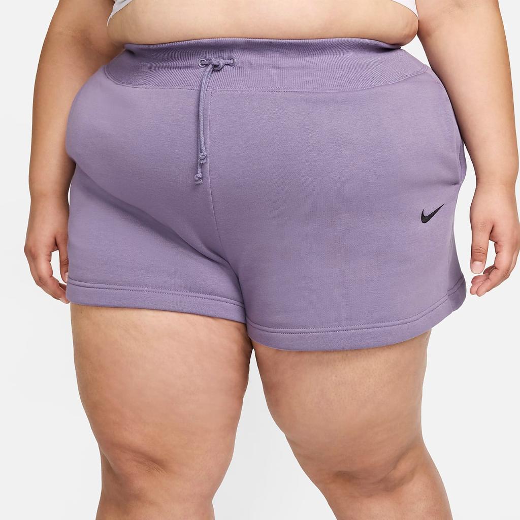 Nike Sportswear Phoenix Fleece Women&#039;s High-Waisted Loose Shorts (Plus Size) FD1411-509