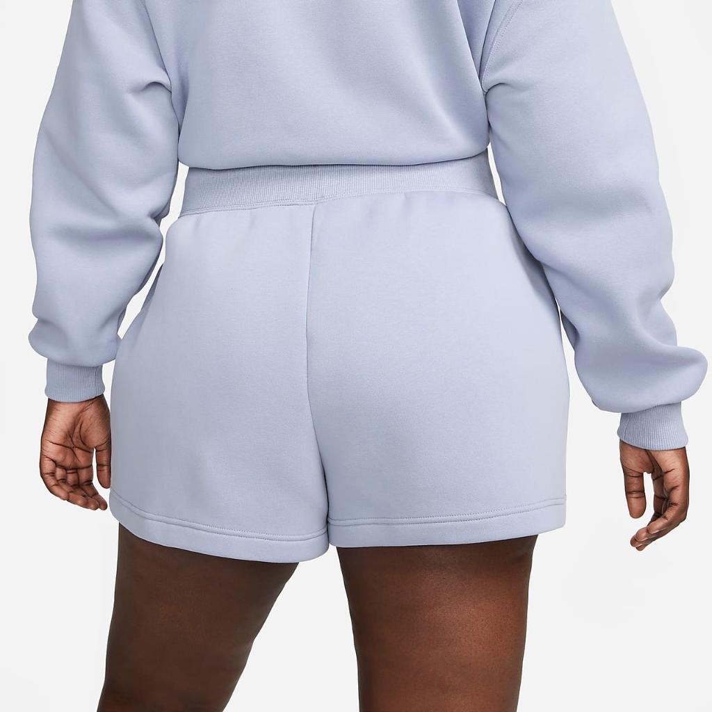 Nike Sportswear Phoenix Fleece Women&#039;s High-Waisted Shorts (Plus Size) FD1411-519