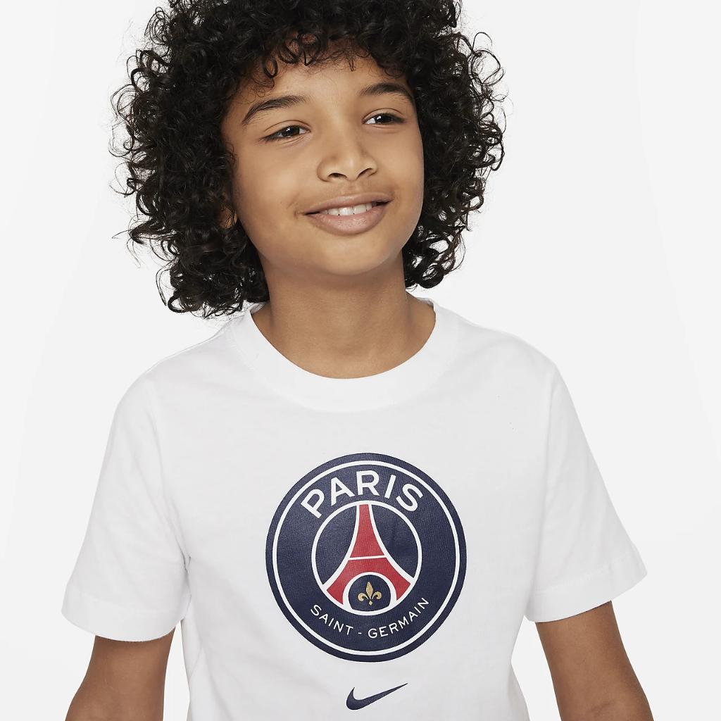 Paris Saint-Germain Crest Big Kids&#039; Nike T-Shirt FD2489-100