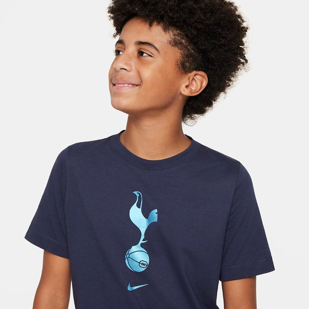 Tottenham Hotspur Crest Big Kids&#039; Nike T-Shirt FD2490-459