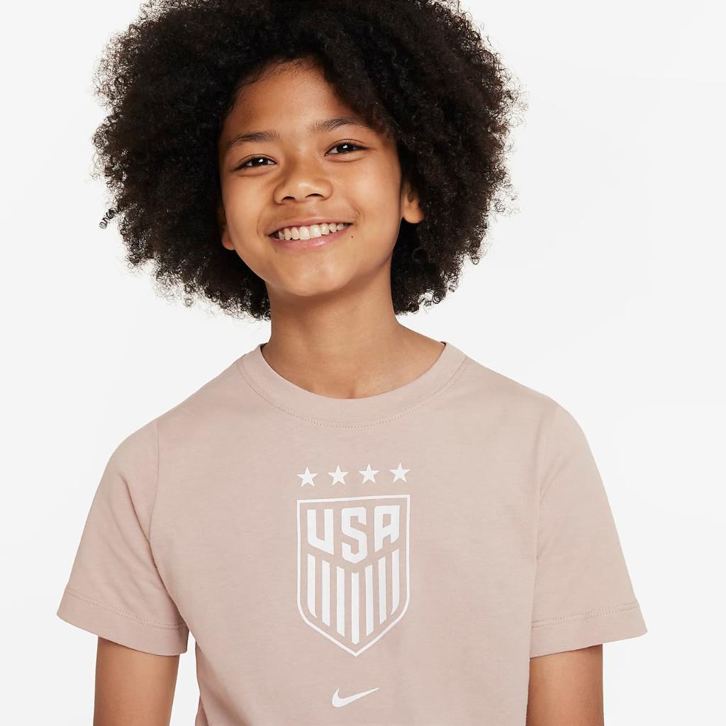 USWNT Big Kids&#039; Nike Soccer T-Shirt FD2491-292