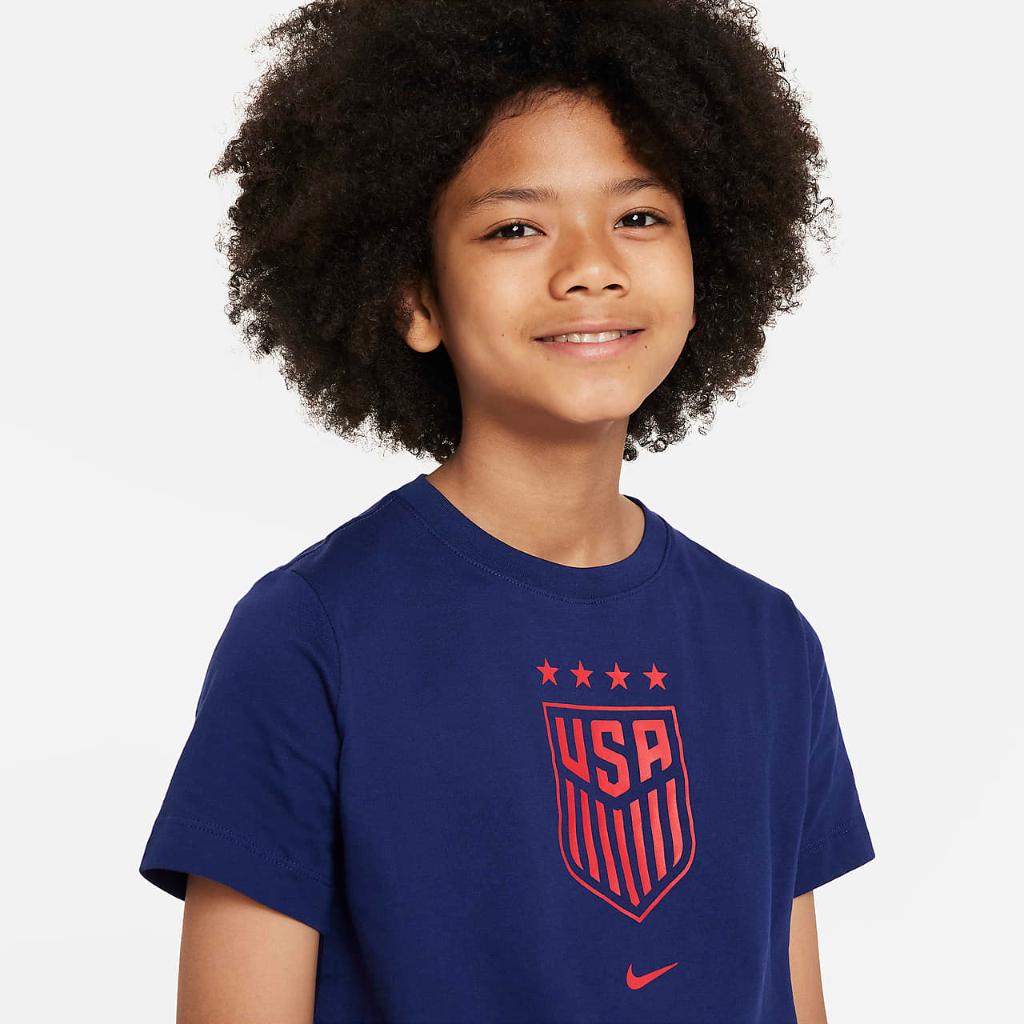 USWNT Big Kids&#039; Nike Soccer T-Shirt FD2491-421