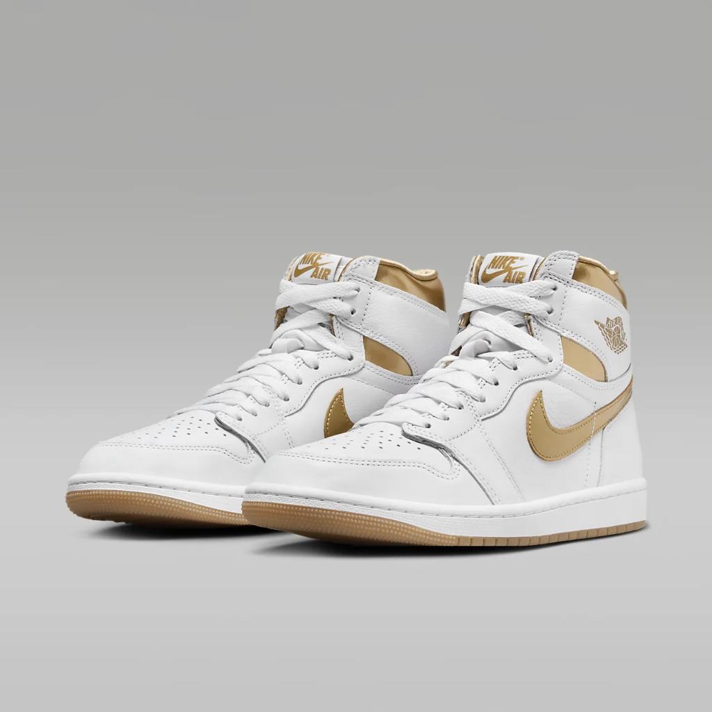 Air Jordan 1 Retro High OG &quot;White and Gold&quot; Women&#039;s Shoes FD2596-107