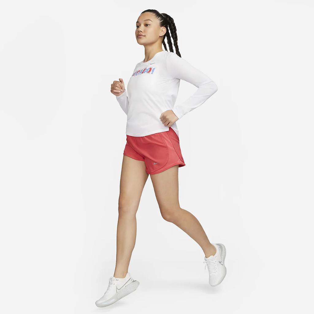 Nike Dri-FIT One Luxe Women&#039;s Long-Sleeve Running Top FD2671-100