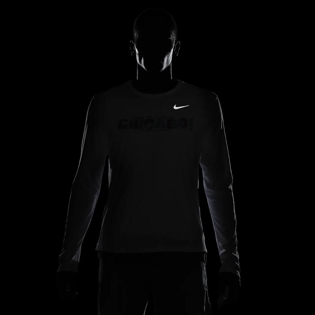Nike Miler Men&#039;s Long-Sleeve Running Top FD2699-100
