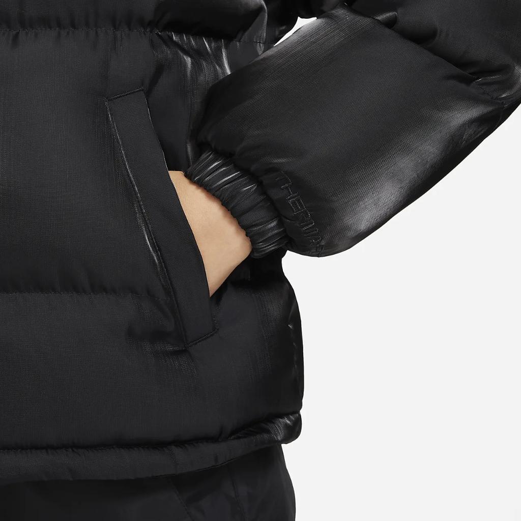 Nike Sportswear Therma-FIT Synthetic Fill Big Kids&#039; Loose Hooded Jacket FD2843-010