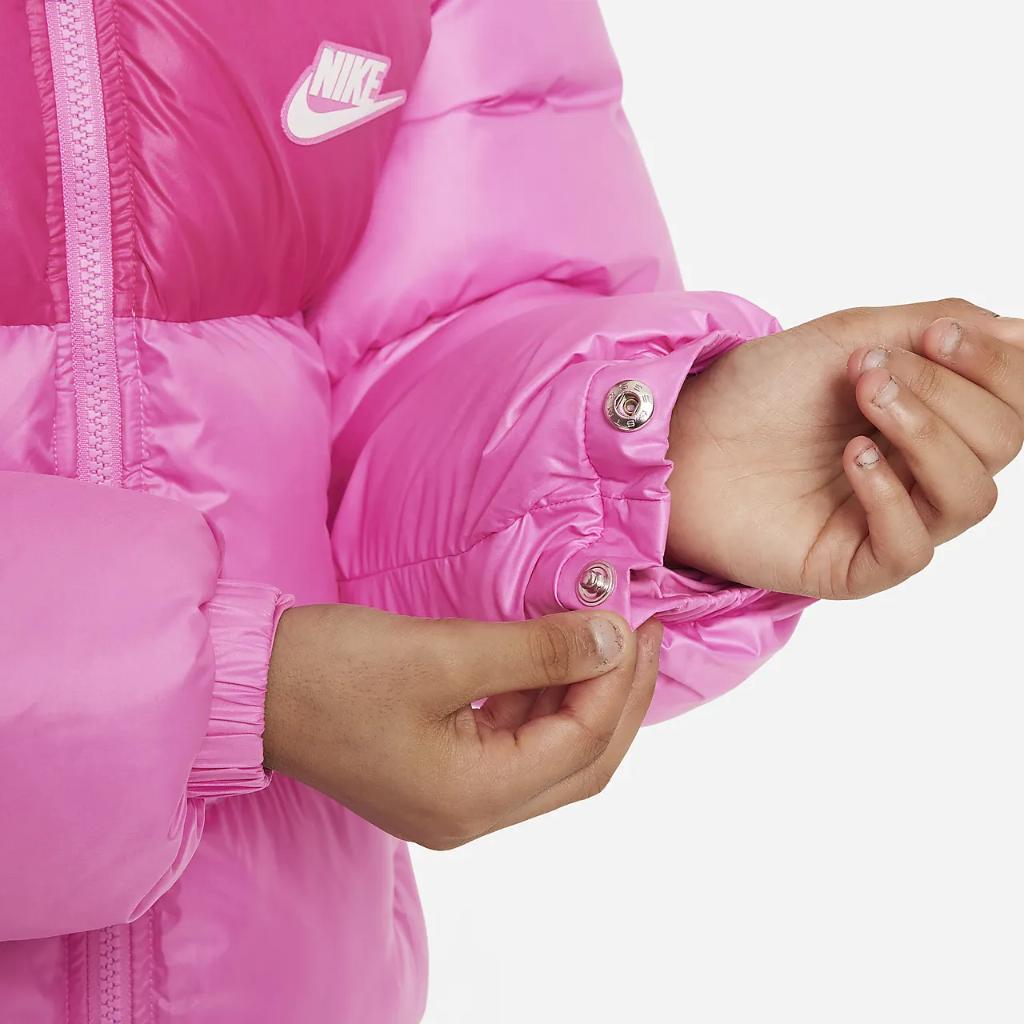 Nike Sportswear Heavyweight Synthetic Fill EasyOn Big Kids&#039; Therma-FIT Repel Loose Hooded Jacket FD2846-675