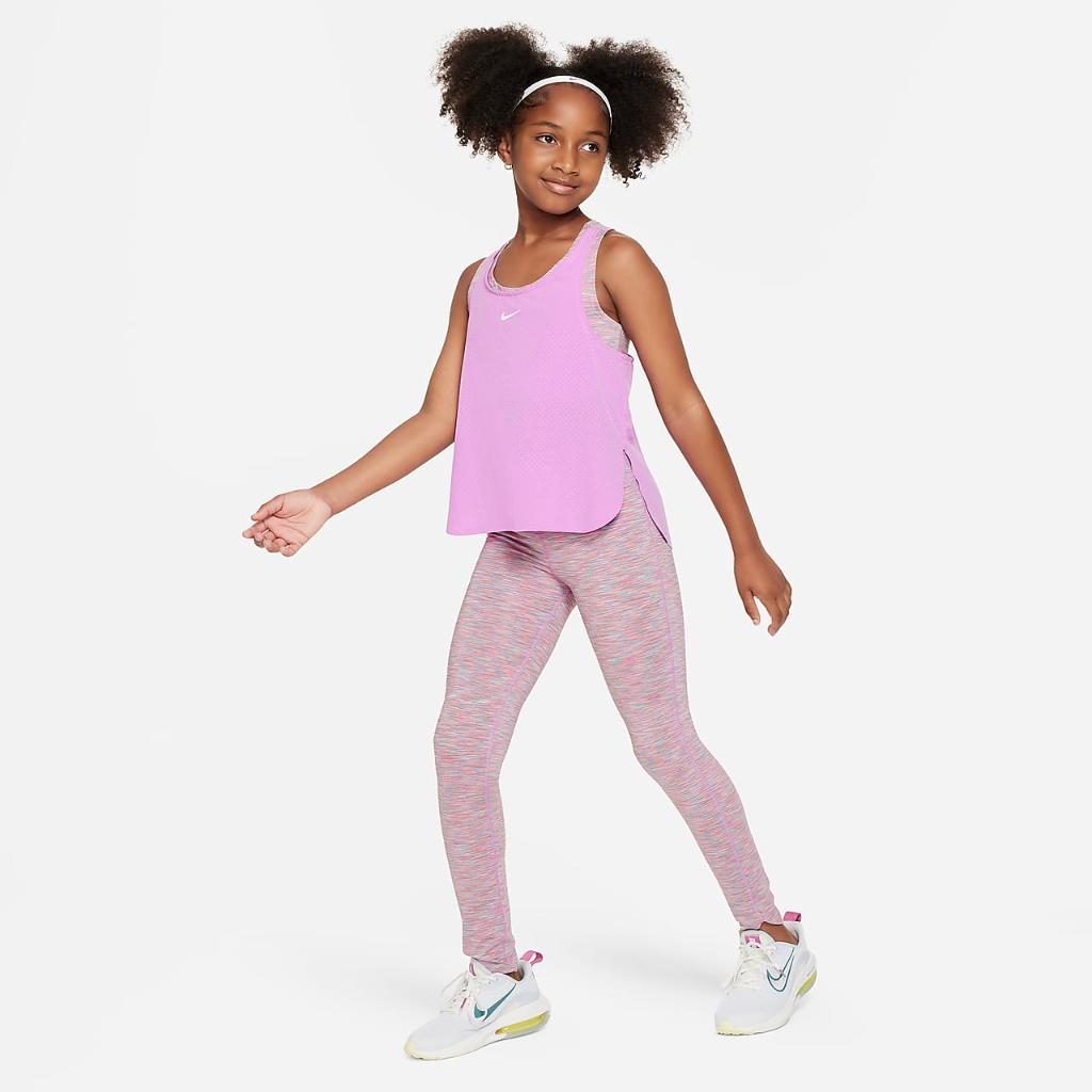Nike Dri-FIT One Big Kids&#039; (Girls&#039;) Training Leggings FD2847-532