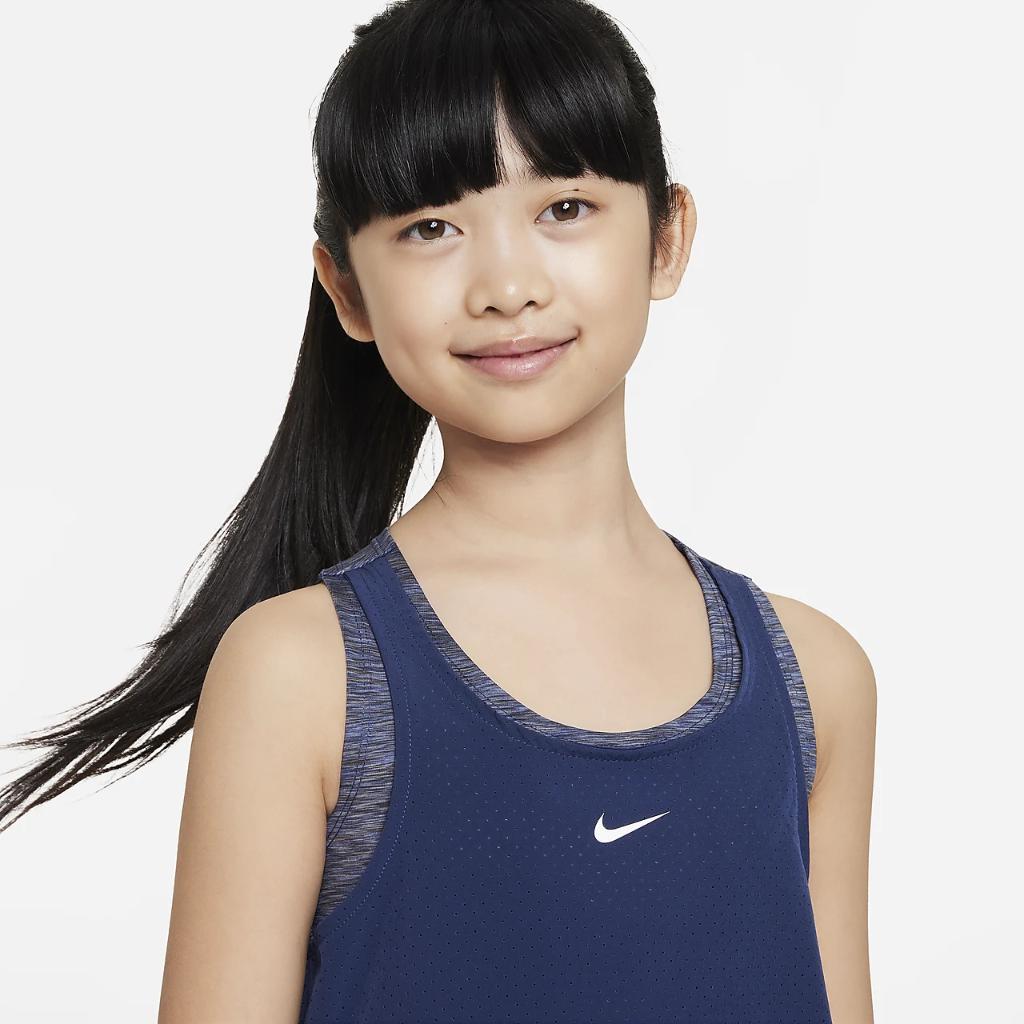 Nike Dri-FIT One Big Kids&#039; (Girls&#039;) Training Tank Top FD2851-010