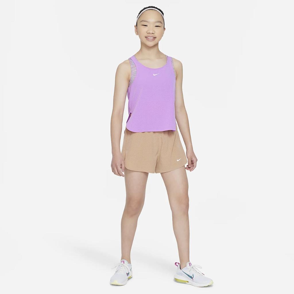 Nike Dri-FIT One Big Kids&#039; (Girls&#039;) Training Tank Top FD2851-532