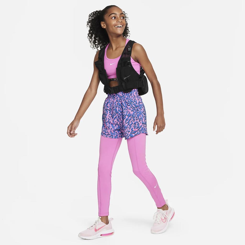 Nike Dri-FIT One Big Kids&#039; (Girls&#039;) Leggings with Pockets FD2855-675