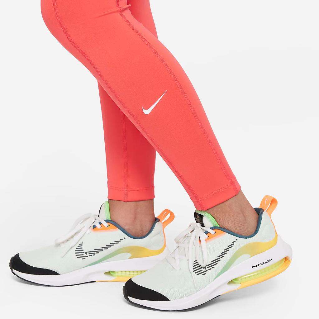 Nike Dri-FIT One Big Kids&#039; (Girls&#039;) Leggings with Pockets FD2855-850