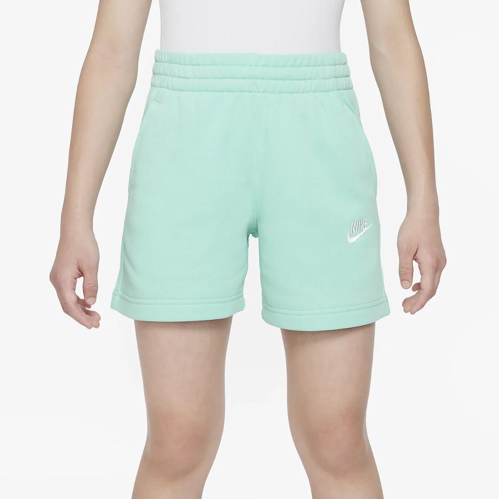 Nike Sportswear Club Fleece Big Kids&#039; (Girls&#039;) 5&quot; French Terry Shorts FD2919-349