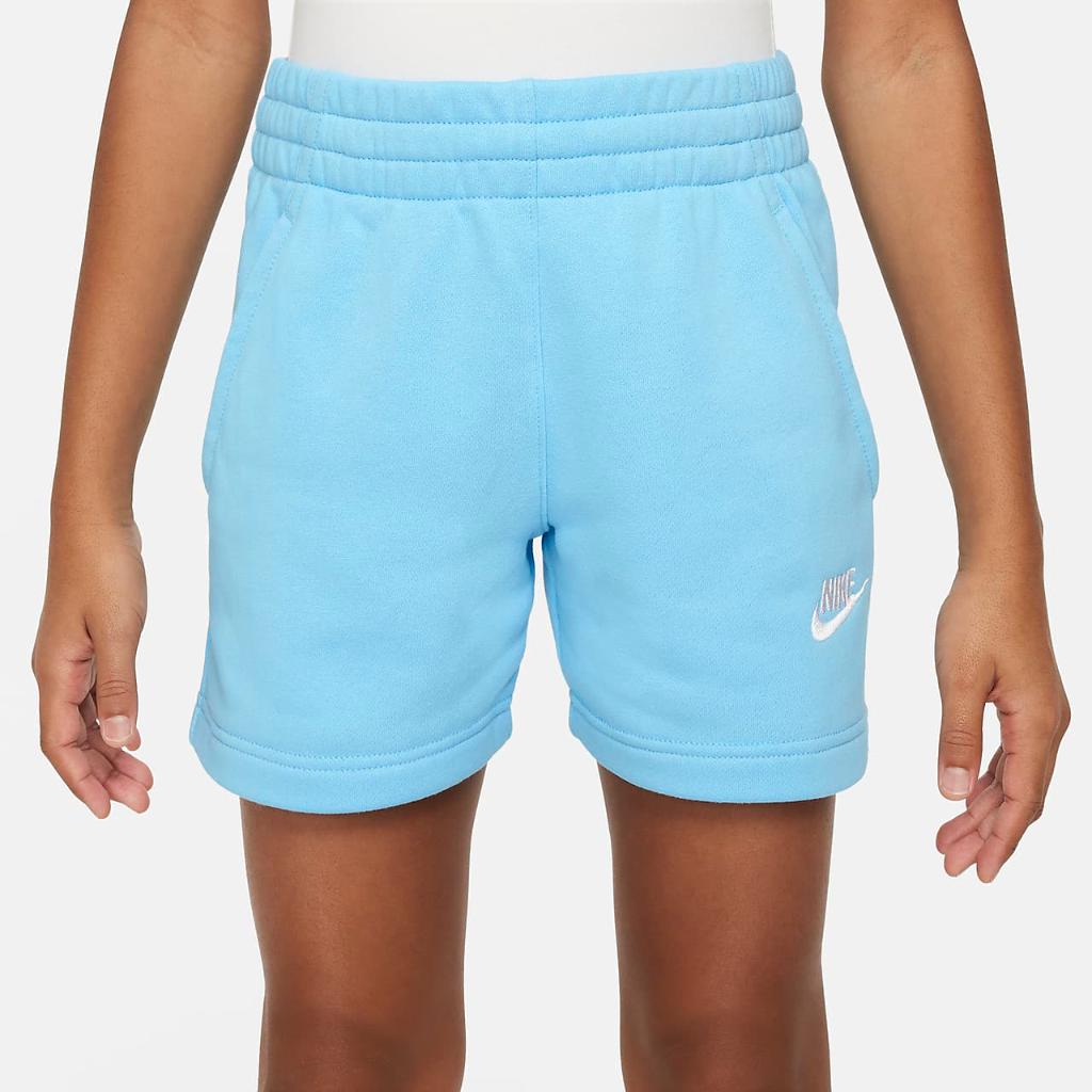Nike Sportswear Club Fleece Big Kids&#039; (Girls&#039;) 5&quot; French Terry Shorts FD2919-407