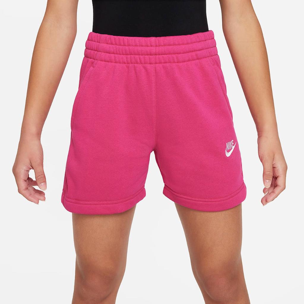 Nike Sportswear Club Fleece Big Kids&#039; (Girls&#039;) 5&quot; French Terry Shorts FD2919-615