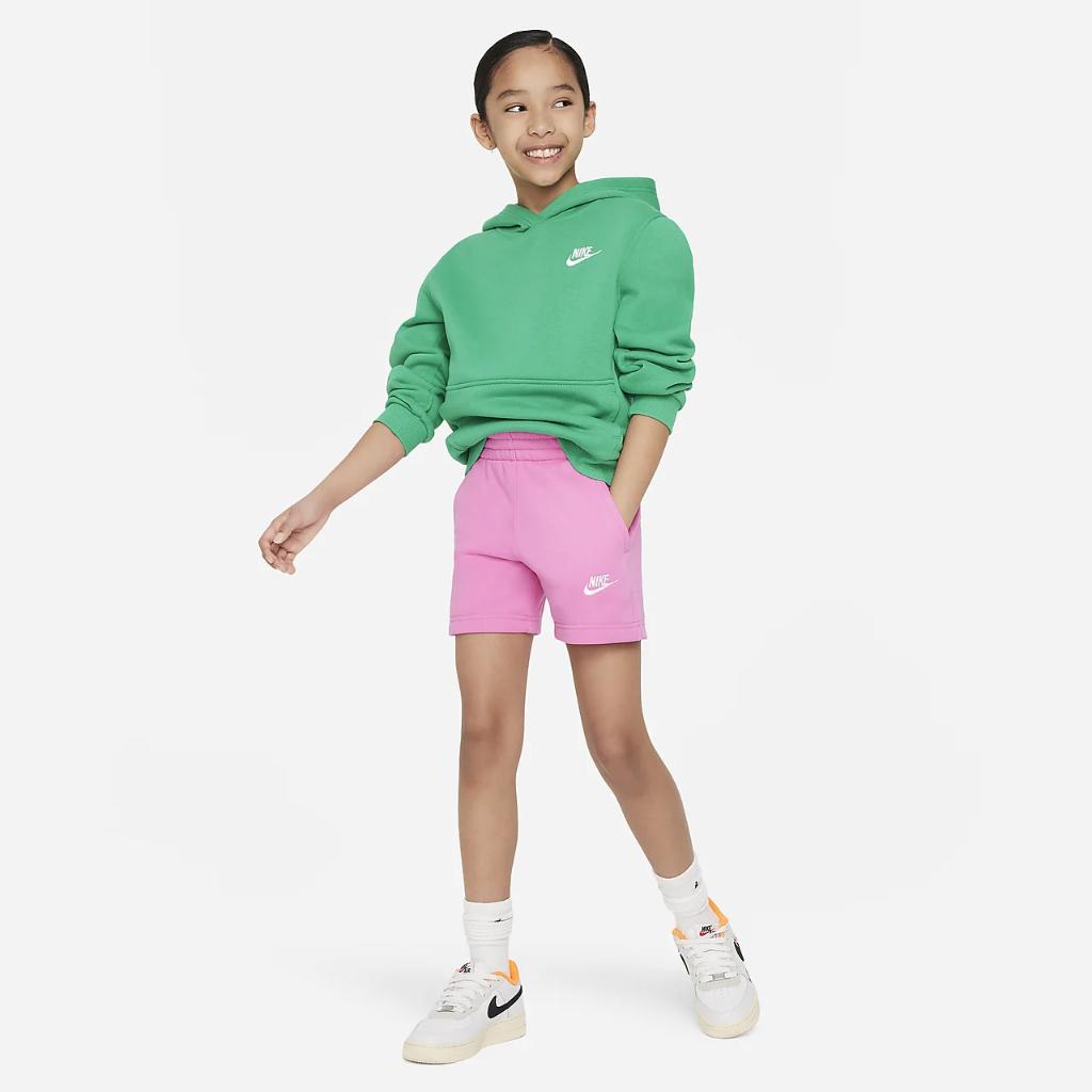 Nike Sportswear Club Fleece Big Kids&#039; (Girls&#039;) 5&quot; French Terry Shorts FD2919-675