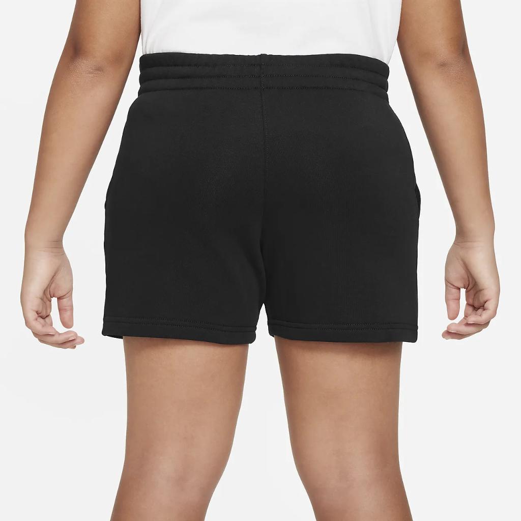 Nike Sportswear Club Fleece Big Kids&#039; (Girls&#039;) 5&quot; French Terry Shorts (Extended Size) FD2920-010