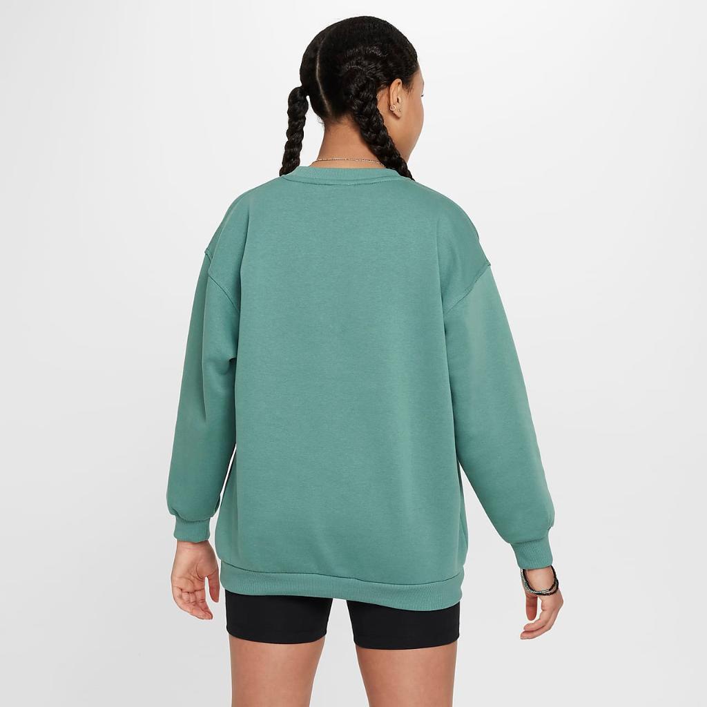 Nike Sportswear Club Fleece Big Kids&#039; (Girls&#039;) Oversized Sweatshirt FD2923-361