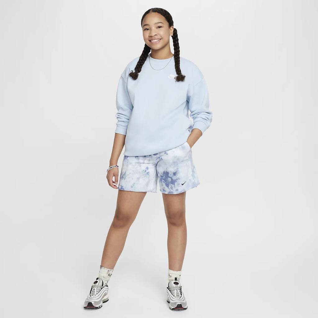 Nike Sportswear Club Fleece Big Kids&#039; (Girls&#039;) Oversized Sweatshirt FD2923-440