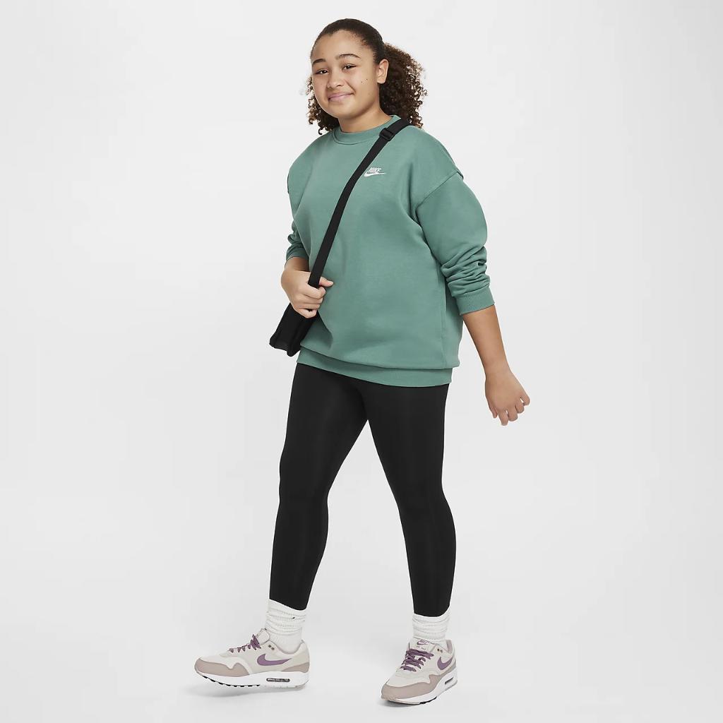 Nike Sportswear Club Fleece Big Kids&#039; (Girls&#039;) Oversized Sweatshirt (Extended Size) FD2924-361