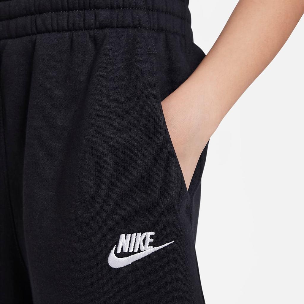 Nike Sportswear Club Fleece Big Kids&#039; (Girls&#039;) Wide-Leg Pants FD2927-010