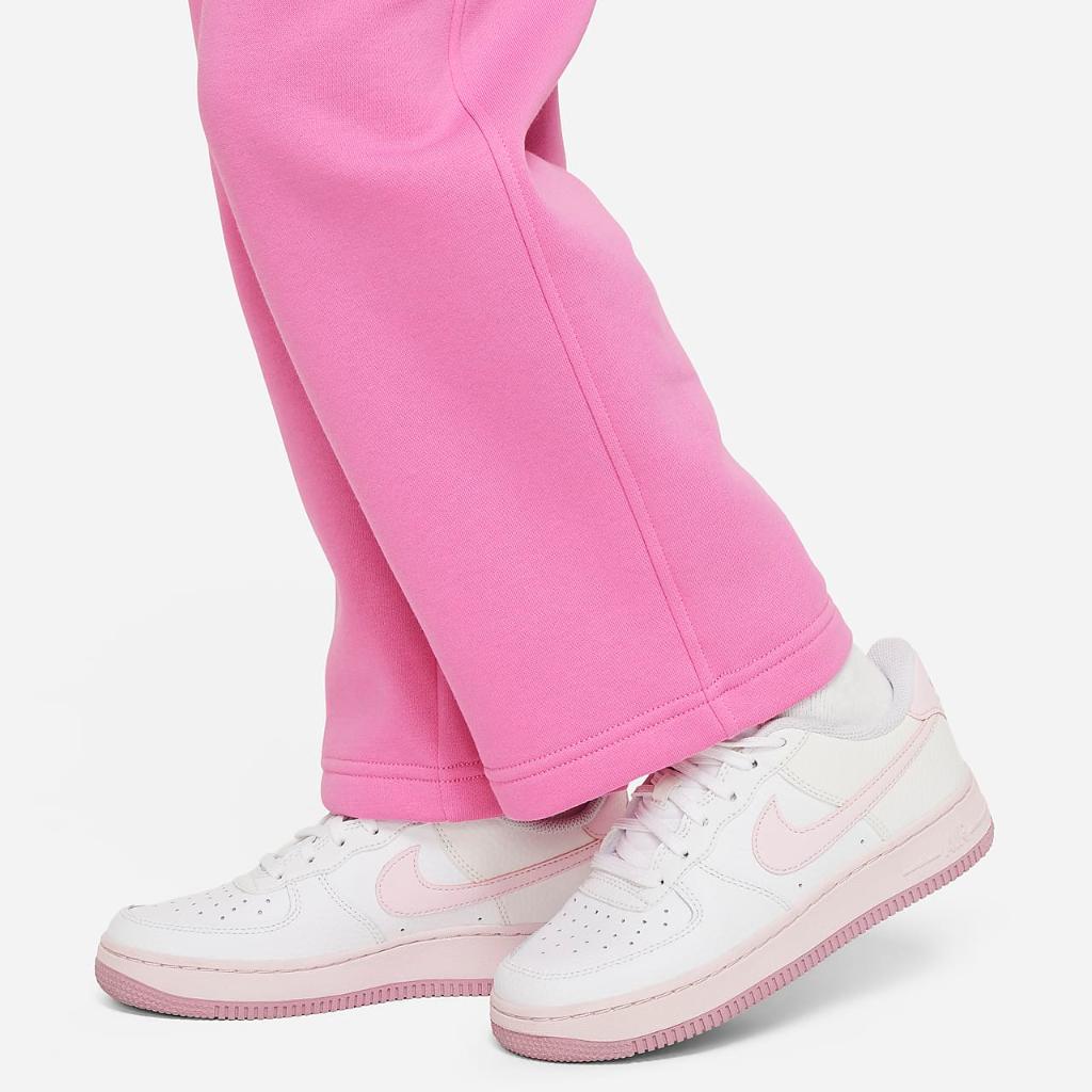 Nike Sportswear Club Fleece Big Kids&#039; (Girls&#039;) Wide-Leg Pants FD2927-675