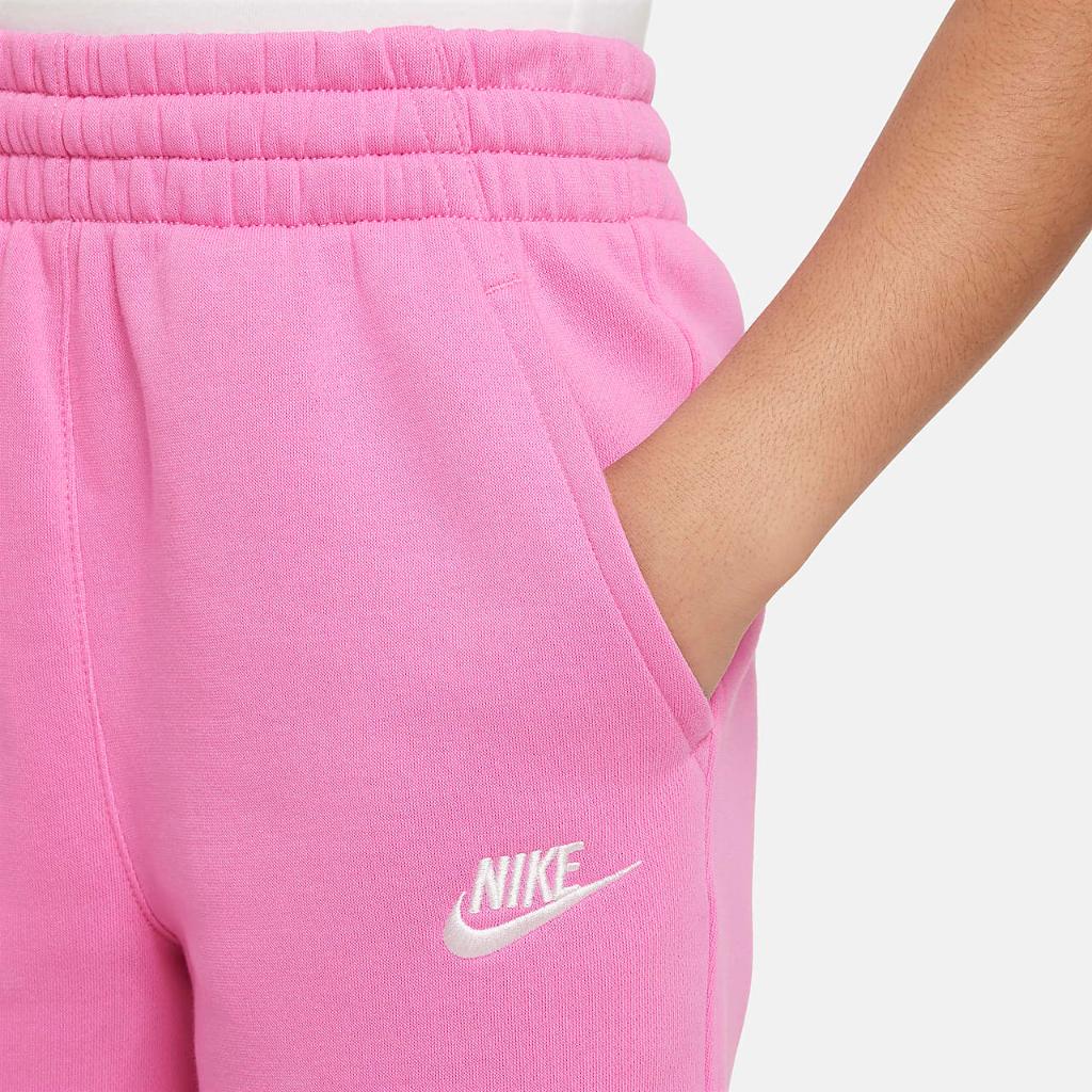 Nike Sportswear Club Fleece Big Kids&#039; (Girls&#039;) Wide-Leg Pants FD2927-675
