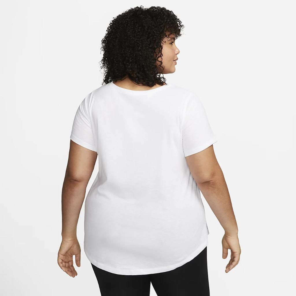 Nike Dri-FIT Swoosh Women&#039;s T-Shirt (Plus Size) FD2945-100