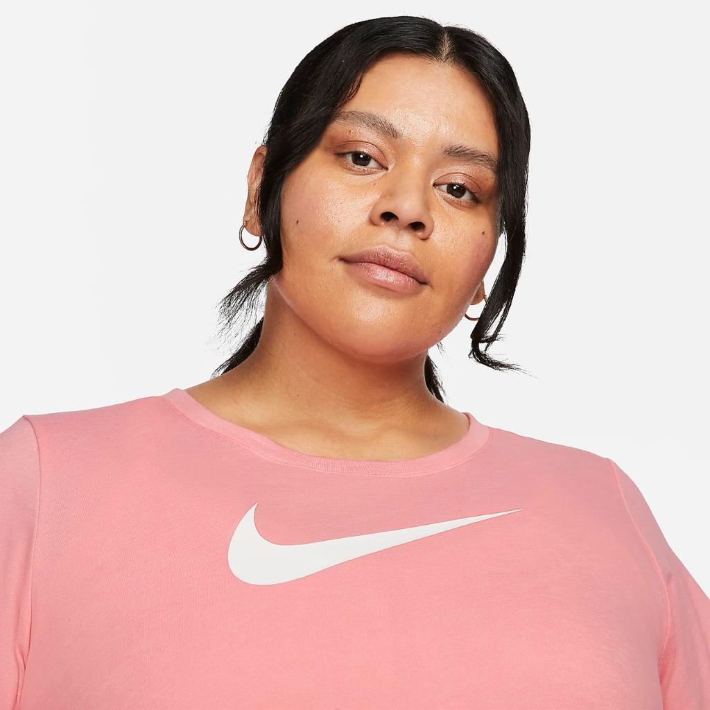 Nike Dri-FIT Swoosh Women&#039;s T-Shirt (Plus Size) FD2945-611