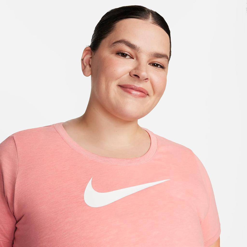 Nike Dri-FIT Swoosh Women&#039;s T-Shirt (Plus Size) FD2945-618