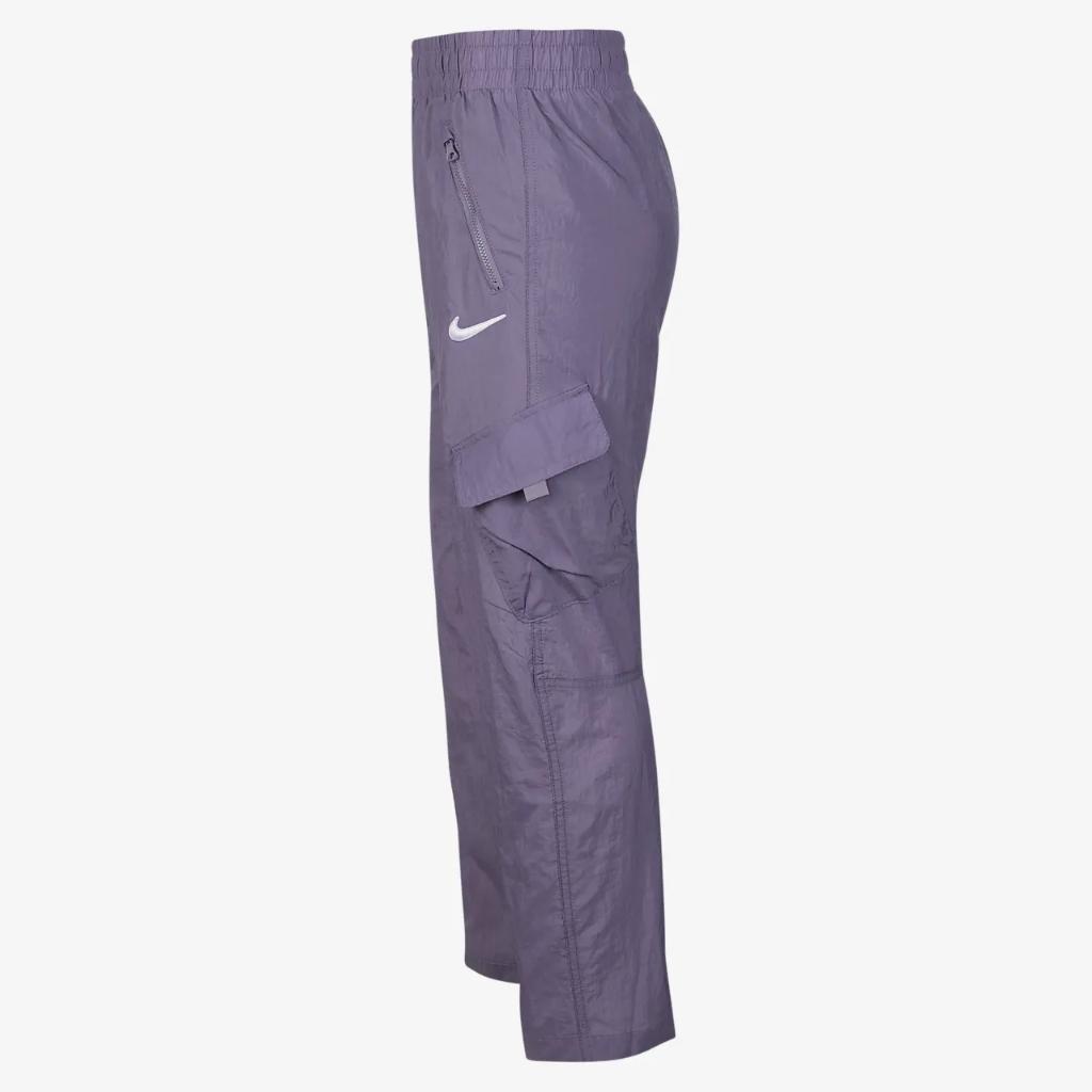 Nike Sportswear Big Kids&#039; (Girls&#039;) High-Waisted Woven Cargo Pants FD2951-509