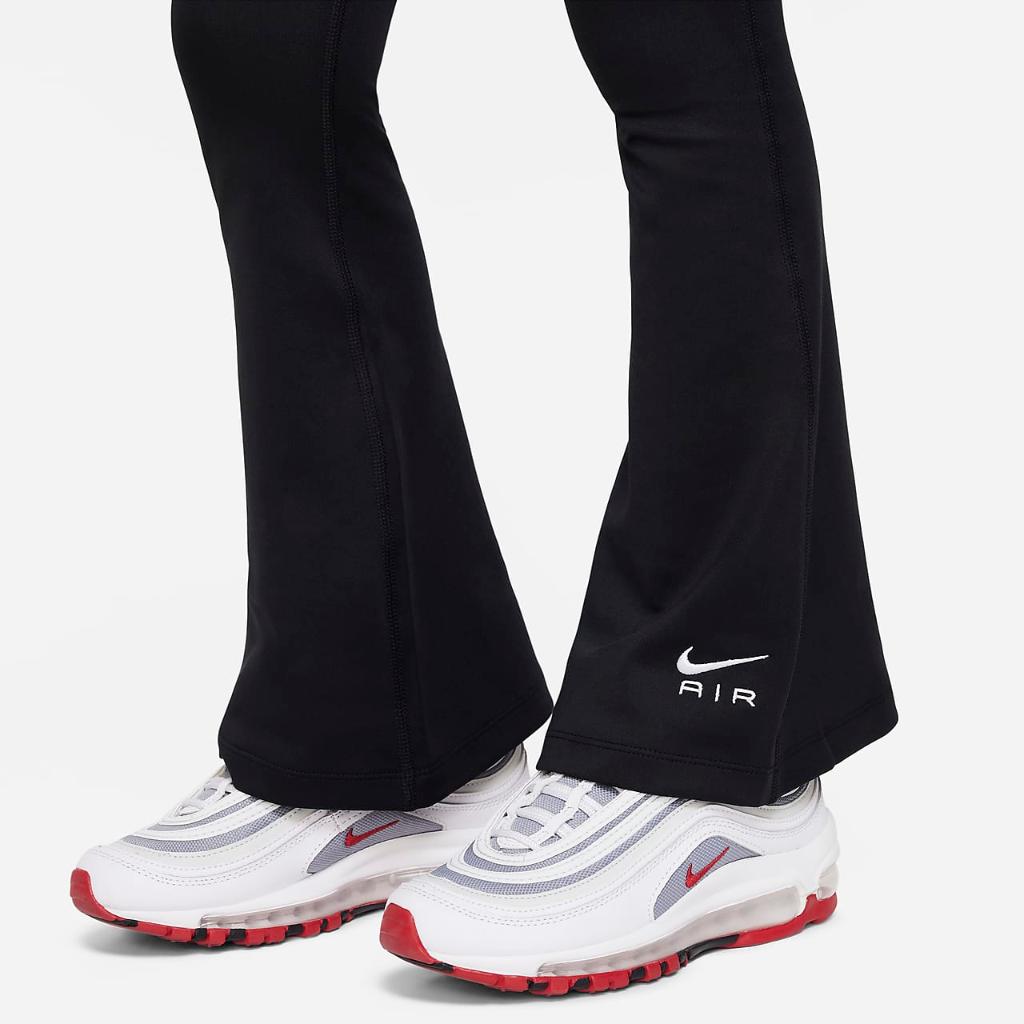 Nike Air Essential Big Kids&#039; (Girls&#039;) High-Waisted Flare Leggings FD2963-010